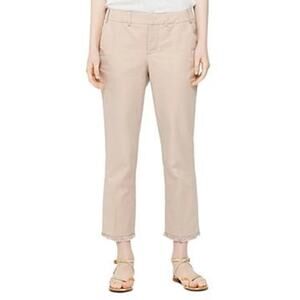 Zadig & Voltaire Posh Fringe Natural Tan Cotton Linen Pant 38 FR US M